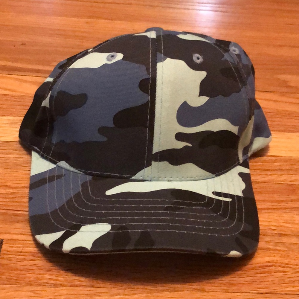 Blue camouflage baseball cap by Magic Headwear